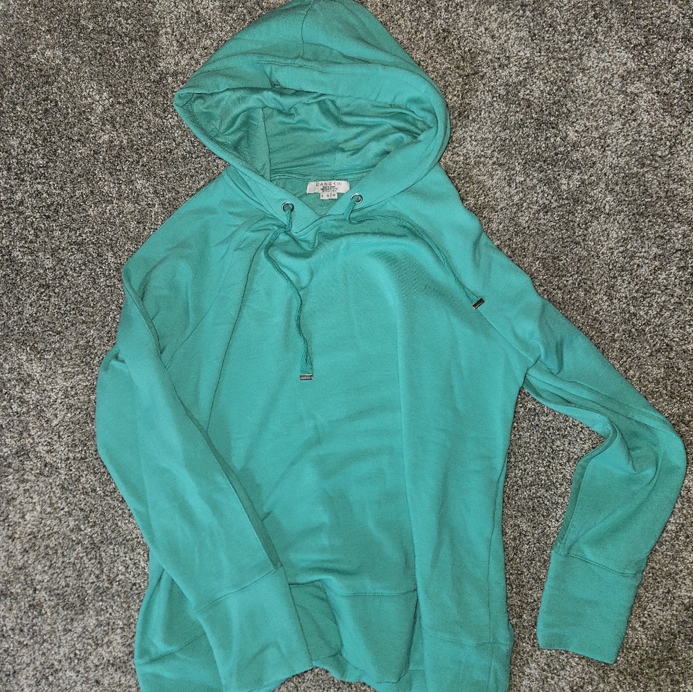 Danskin Teal Hooded Sweatshirt